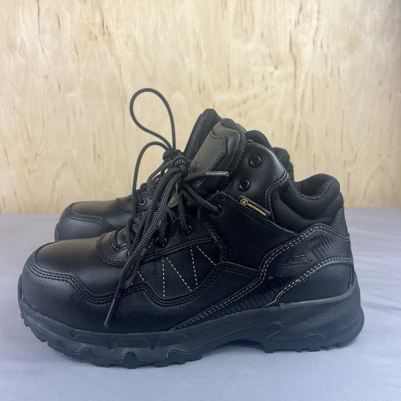 ACE Piston Mid Work Boots Men\'s Size 8 Black Waterproof Aluminum Toe WB01-04 main image 9